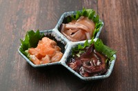 料理長お任せの珍味盛り合わせです。