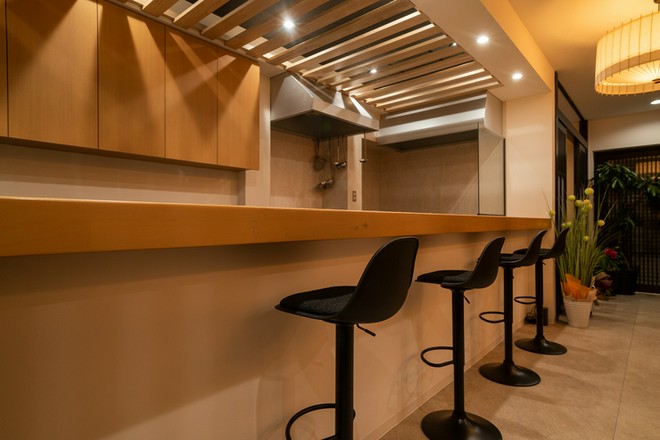 カウンター席がある