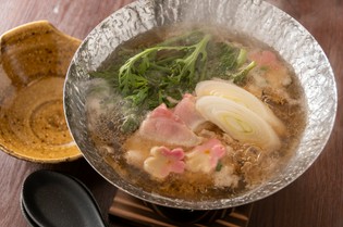 四万十ポークの生姜鍋　高知野菜と