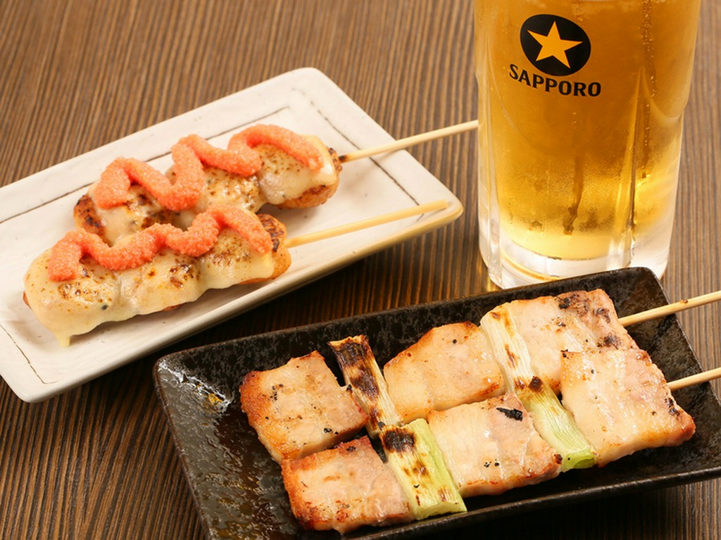 種類豊富な串焼きメニュー