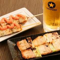 種類豊富な串焼きメニュー