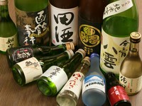 道産のものを中心に全国の旨い酒を厳選。銘柄もサイズも豊富な『日本酒各種』
