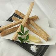 ごぼうの唐揚げ