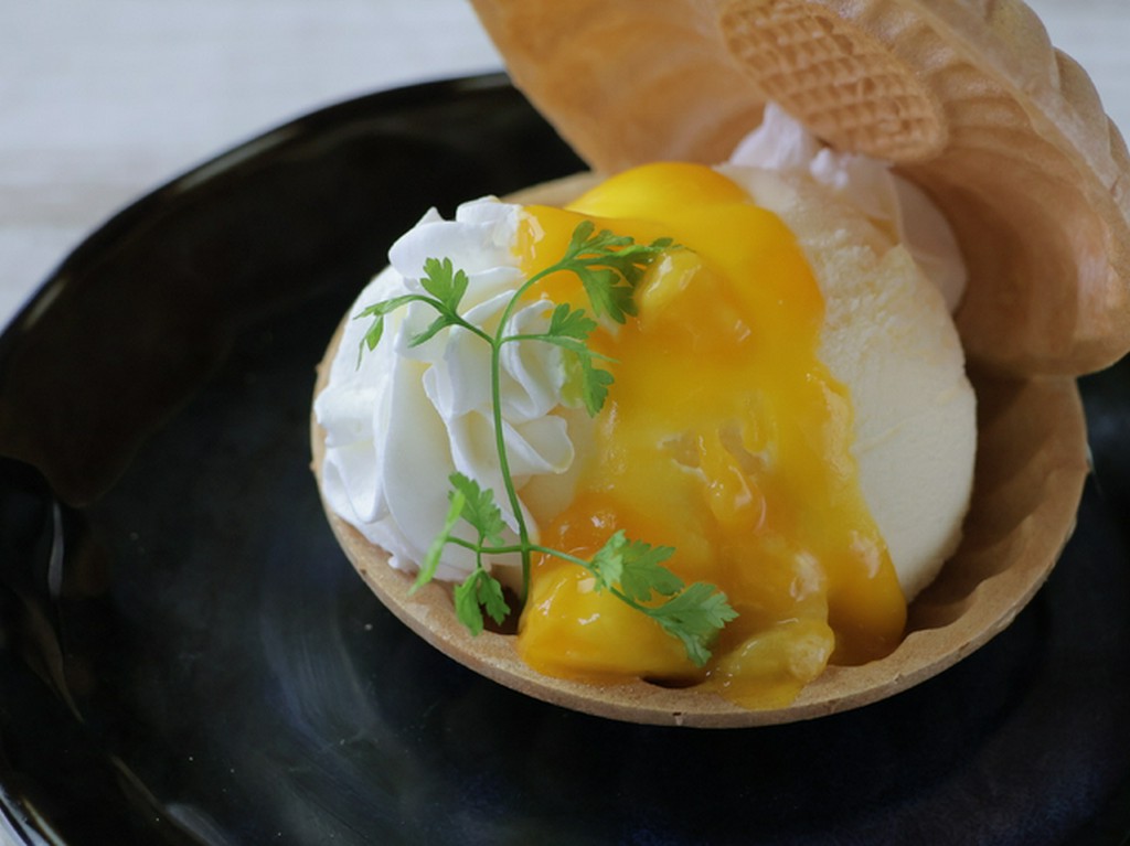 フレッシュモッツァレラの冷製カッペリーニ