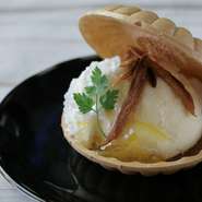 柚子蜂蜜&バニラアイスモナカ