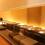 団体様向け掘りごたつ席