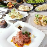 地鶏・蟹・トリュフなど豪華なラインナップを全9品でボリュームも大満足！接待や宴会、デートにおすすめ！