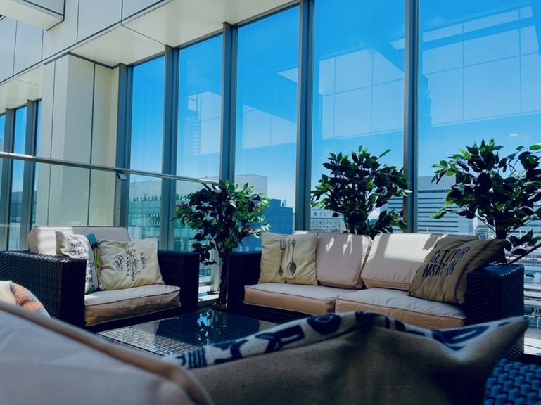 7階からの眺めは最高です!