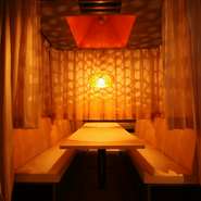 プライベート空間を演出します。