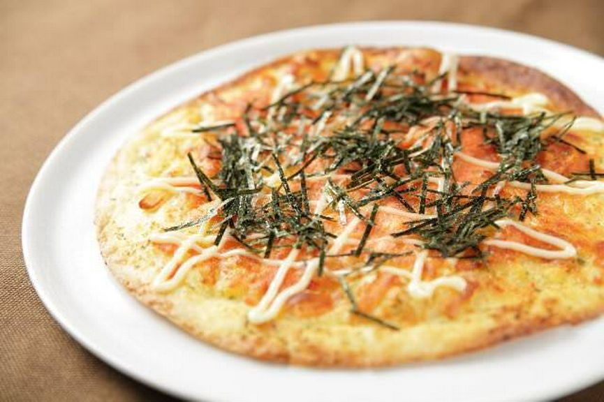 博多明太子の薄焼きピッツァ