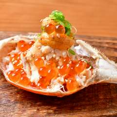 蟹ユッケ甲羅寿司