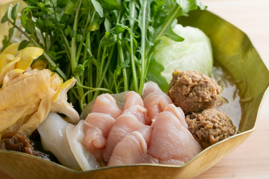 鶏鍋コース