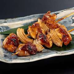 知床鶏の串焼き