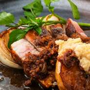 お料理は和の職人が手作りで一品ずつご提供する新和食！　食材も産地、品物にこだわり、お野菜は京野菜も多く目にも鮮やか！女性に人気の生姜が主役の当店は健康志向の多くのお客様にご支持頂いております！