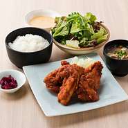 若鳥塩唐揚げ定食