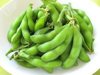 熱々枝豆を南の海がくれた、ま～さん（おいしい）塩で！