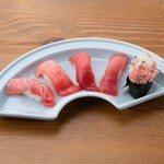 ・大トロ
・中トロ
・赤身
・バチ赤身
・ネギトロ