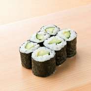 ・わさびの涙巻
・納豆巻
・かんぴょう巻
・カッパ巻
・葉わさび巻