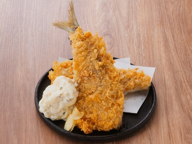 手作り生アジフライ