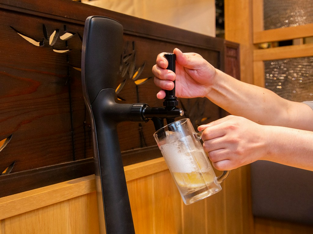 これぞホントの飲み放題！卓上設置のレモンサワー