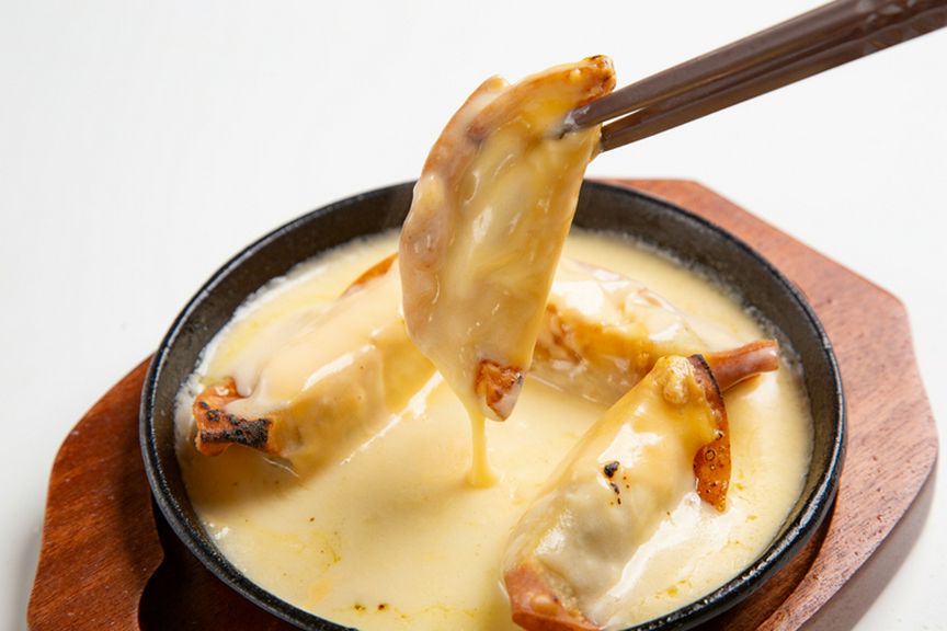 Wチーズ餃子（にんにくなし餃子）