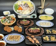 うさぎや宴会コースにしまね和牛の赤身ステーキがついたお得なプラン！とうがらしといわれる肩肉を使用。
