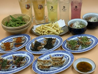 ご予約不要で当日注文OK！
90分飲み放題込み（※生ビール・日本酒各種は含まれません）