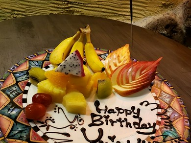 【誕生日や記念日に♪】デザートプレート承ります！