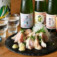 宮崎県産赤鶏を使用しています。赤鶏の濃厚な甘みが味わえます！