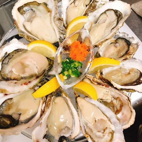 生牡蠣盛り合わせ