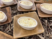 栃木県産のじゃがいもにあっさりとしたホワイトソースのグラタン。何個でも食べられちゃう美味しさ！！