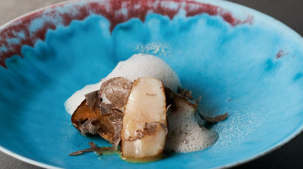 2日間施した野付産帆立 トリュフ