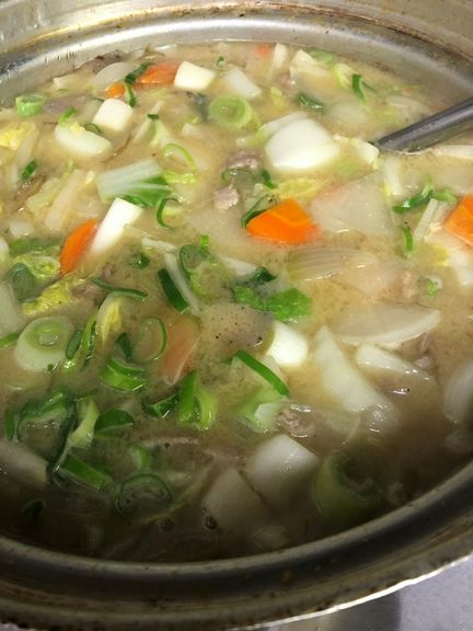 身体暖まる豚汁