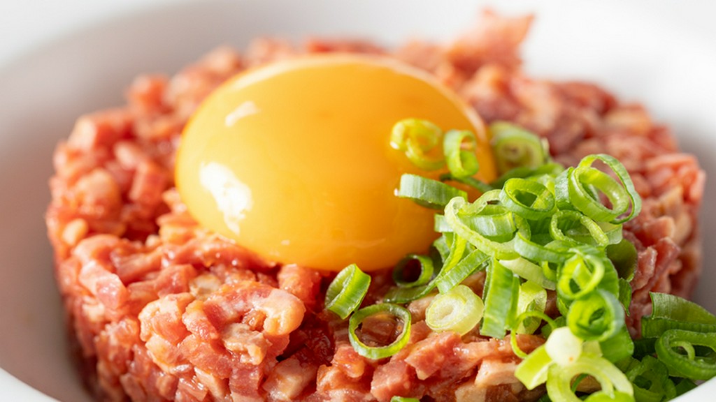 黒毛和牛ならではのおいしさと出合う『黒毛和牛ユッケ』