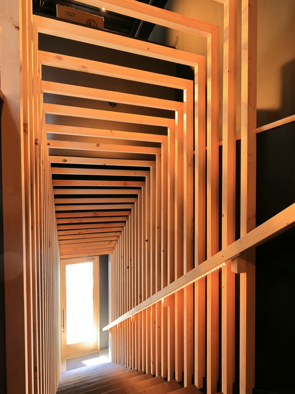 入店する前から、個性的なデザインに気持ちが高まる