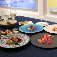 当店では決まったコースメニューがありません。茨城県の食材を中心にシェフ自慢のお料理をコース形式でお召し上がりいただけます。

