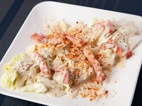 食感が心地よい創作サラダ『白菜のシーザーサラダ』