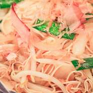 素麺は炒めても旨い！ごま油の香りが食欲をそそります！