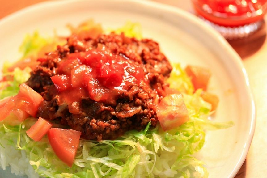 フレッシュ野菜のタコライス