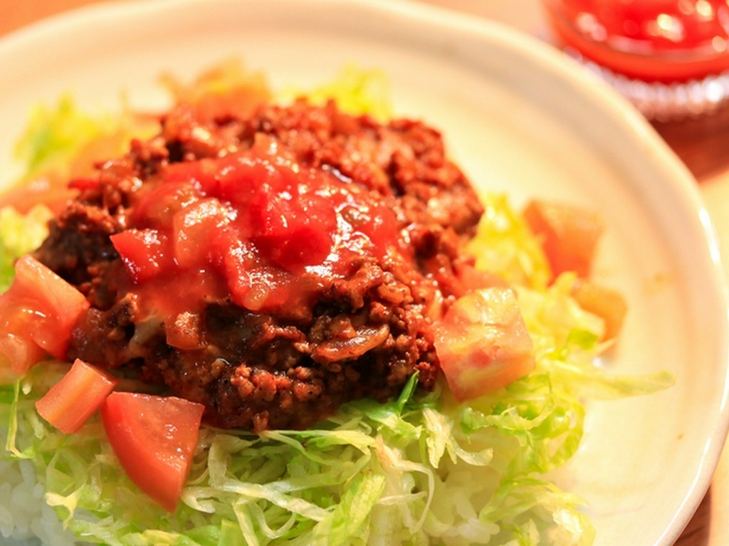 フレッシュ野菜のタコライス