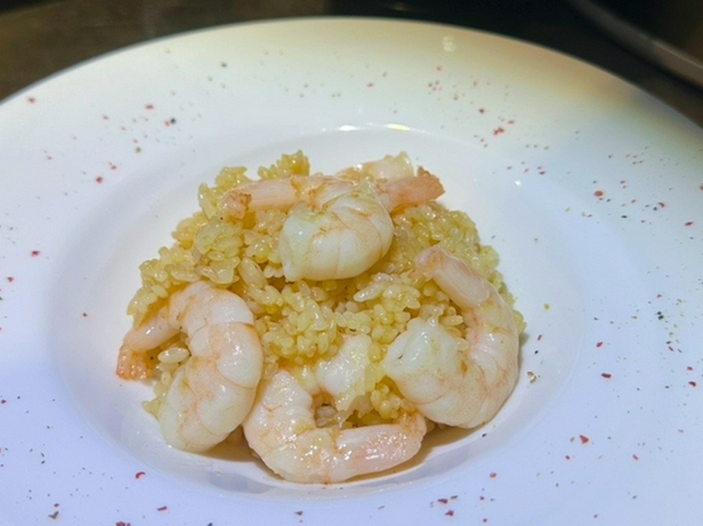 ぷりぷり海老ピラフ