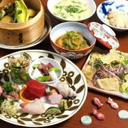 2人だけのスペシャルディナーコース（要予約）ご予算、ご要望にお応えします。乾杯のスパークリングワインをプレゼント。
