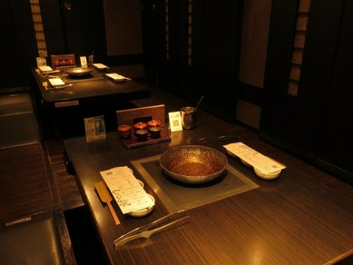 プライベート空間で、リラックスしながら食事を楽しめる