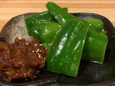 パリパリピーマン（自家製肉みそ付）