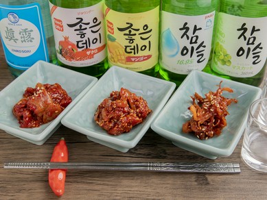 本場韓国チャンミスルやチョウンデー多数ご用意