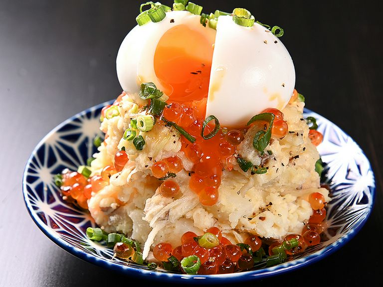 いくらポテサラ〜半熟たまごのせ〜