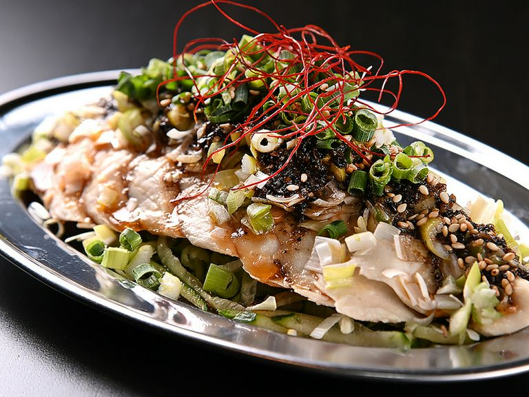 葱だくよだれ鶏