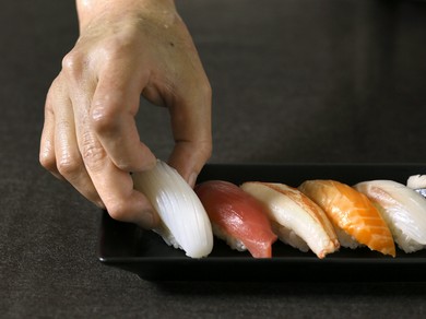 職人の握り寿司