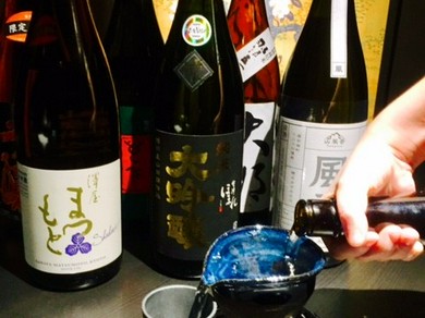 洗練された完全個室で高級感を演出、希少食材、希少なお酒を堪能