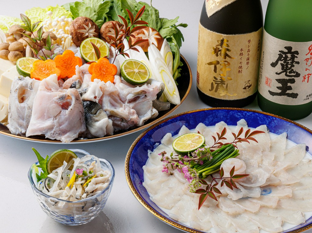 こだわりのふぐをふんだんに使った、贅沢三昧の鍋料理『ふぐ鍋コース』